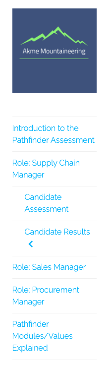 Dashboard sidebar showing multiple roles