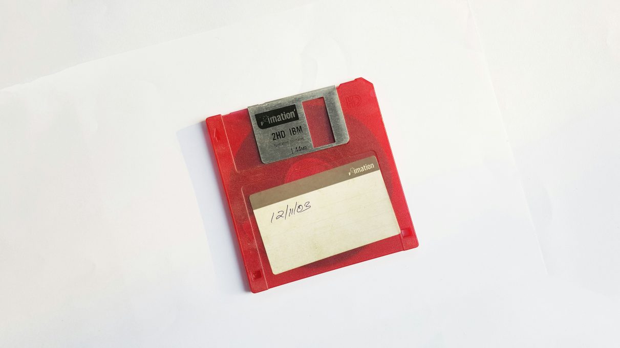 an old floppy disk signifying outdated knowledge